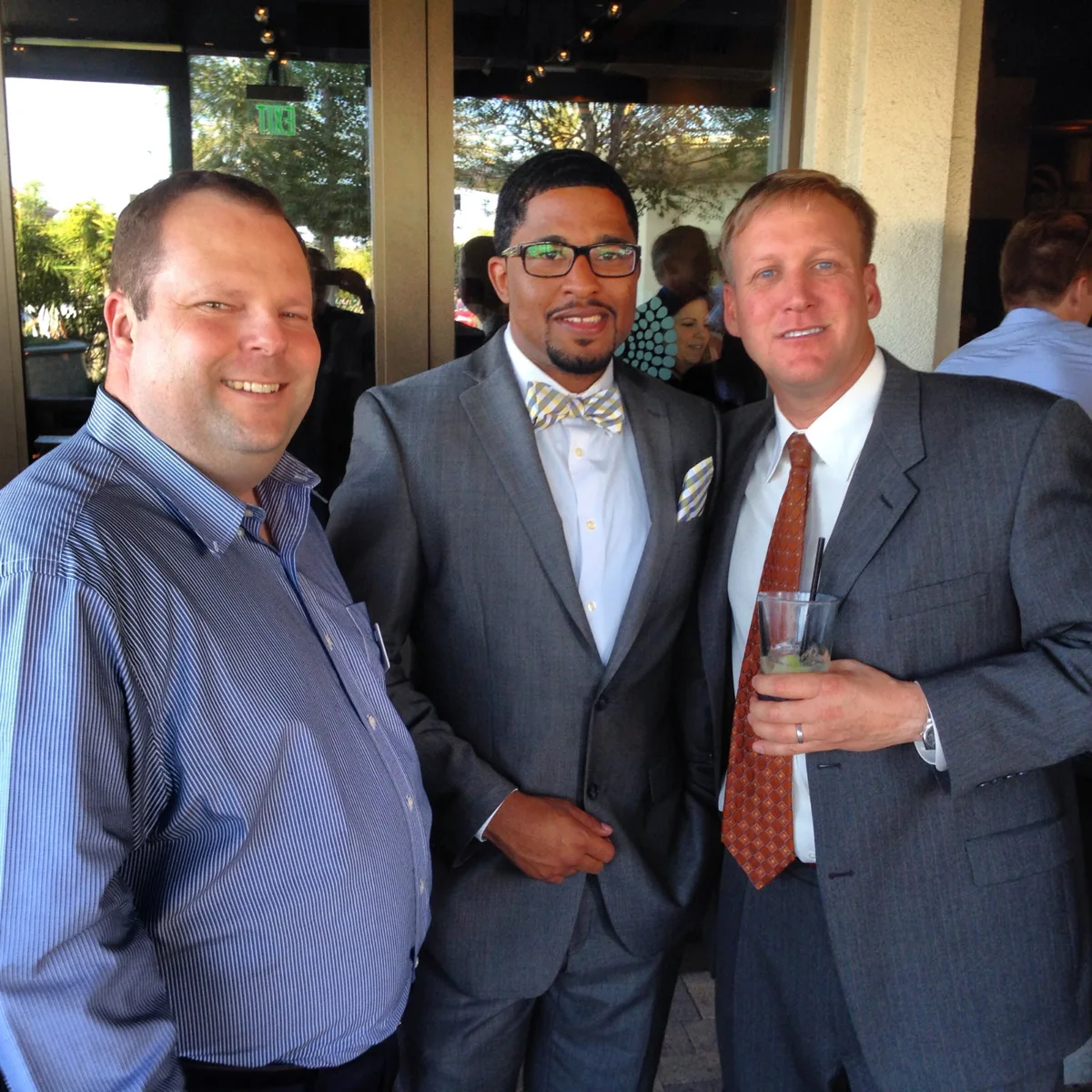Sherman with professional colleagues